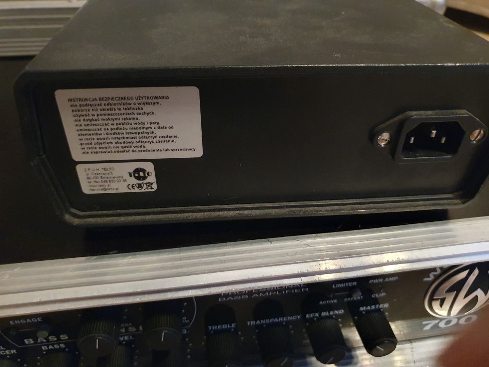 SWR working pro 700 wzmacniacz tranzystorowy + case