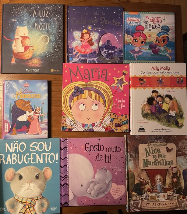 Livros infantis para dos 2 aos 10 anos novos