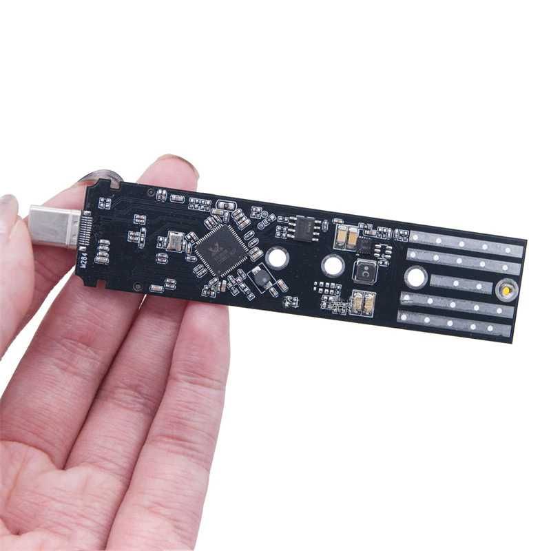 Адаптер M2 NVME/SATA to Type C USB 3.1