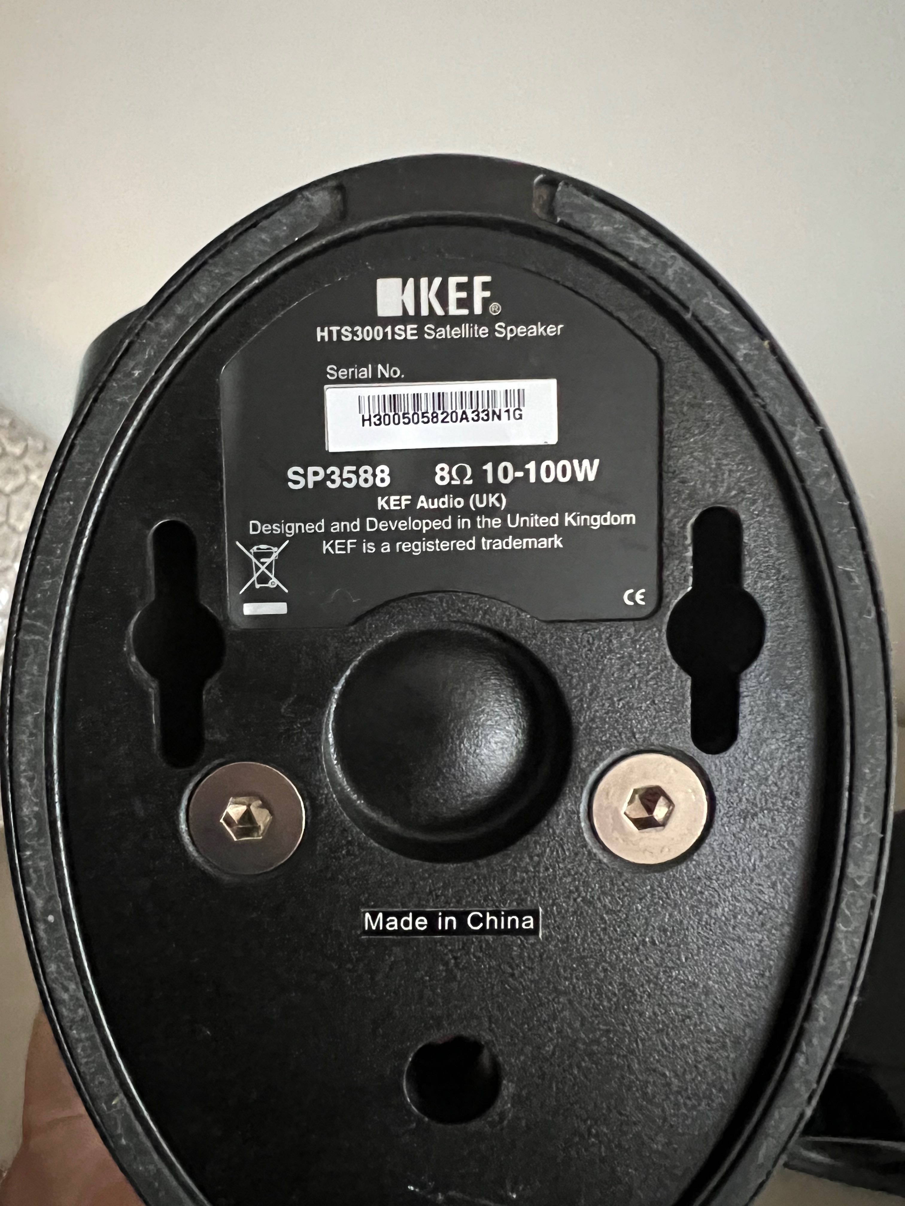 Sistema colunas som KEF HTS3001SE