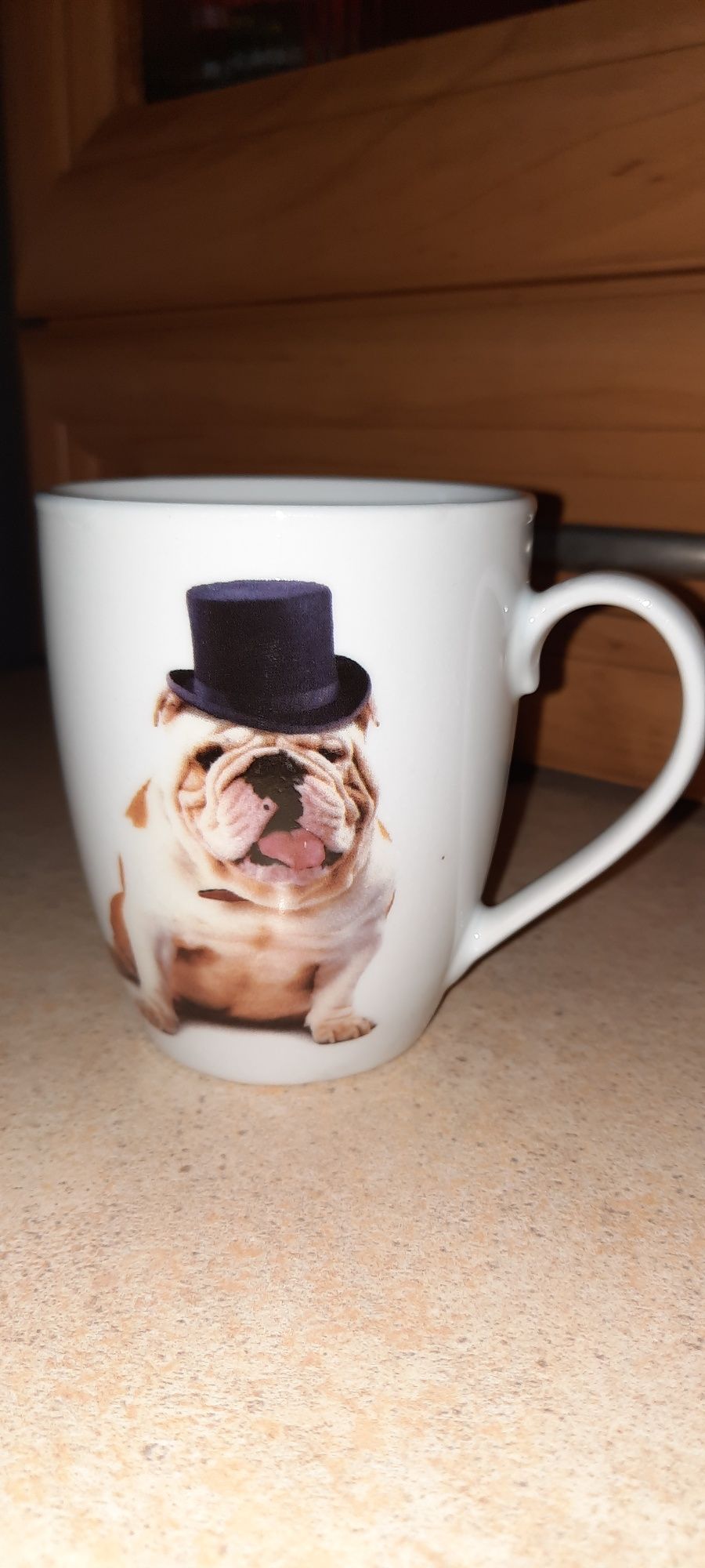 Kubek porcelanowy buldog