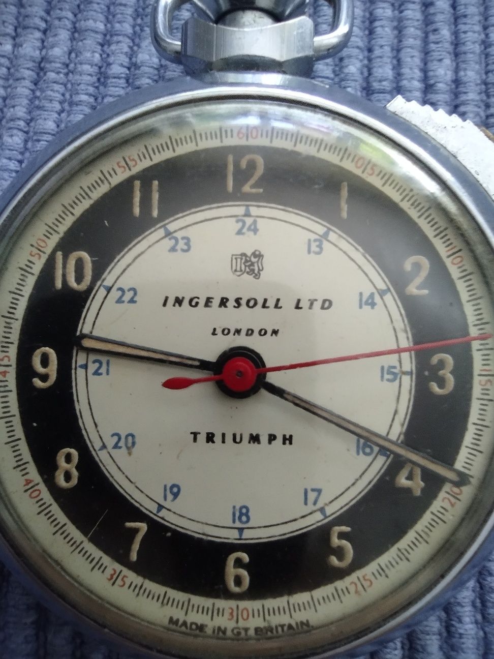 Stary zegarek kieszonkowy Ingersoll LTD