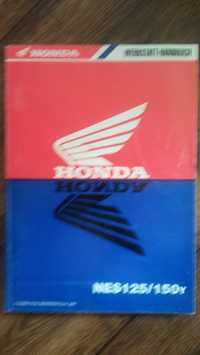 Honda NES 125 150 y fabryczna instrukcja naprawy serwisówka skuter