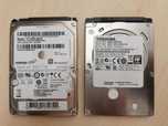 Dwa dyski hdd do laptopa 2,5" 1tb 500gb uszkodzone