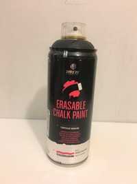 Spray Tinta de Giz Apagável Montana Preto 400ml Lata CHEIA
