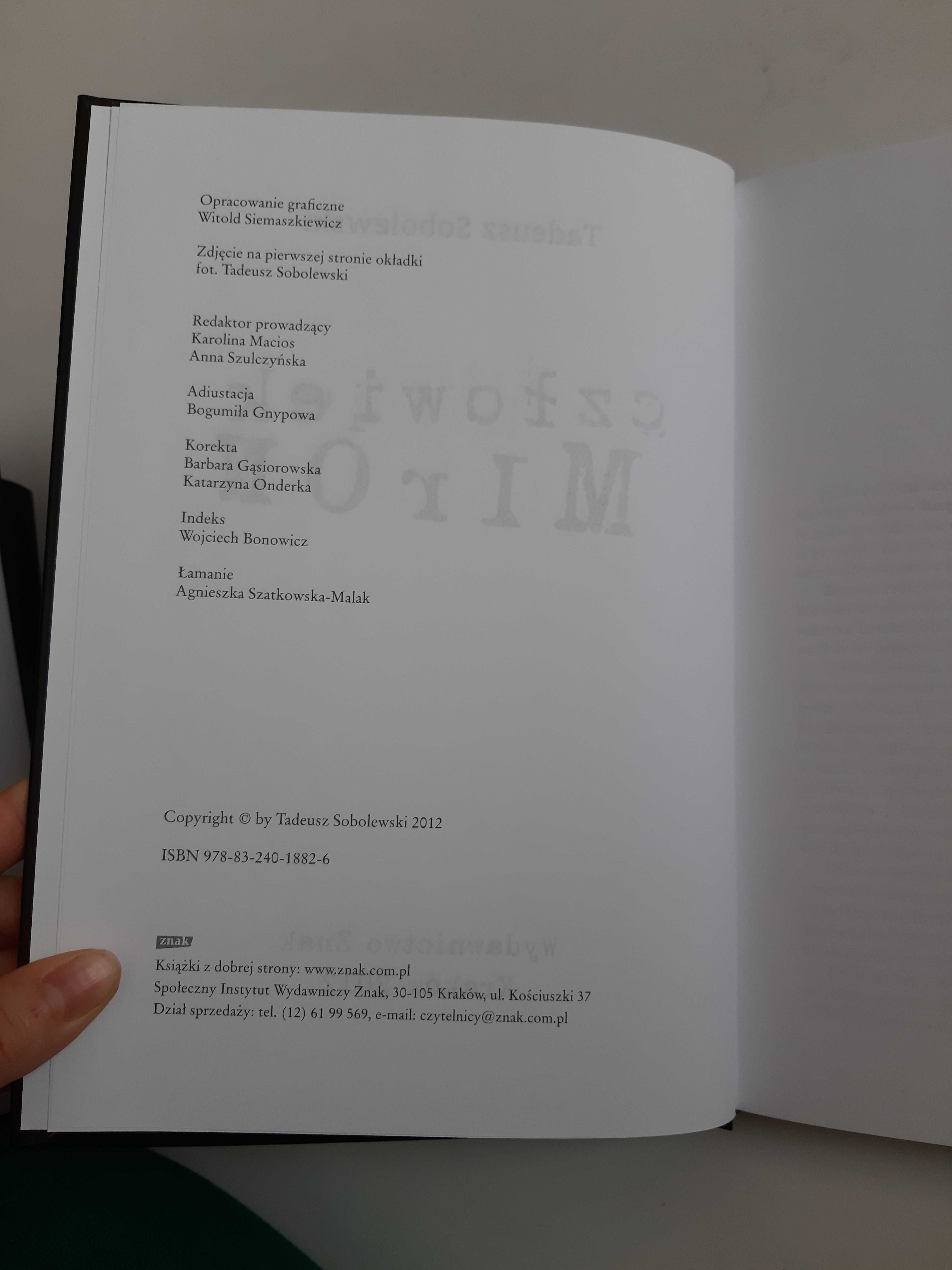 Człowiek Miron – Tadeusz Sobolewski