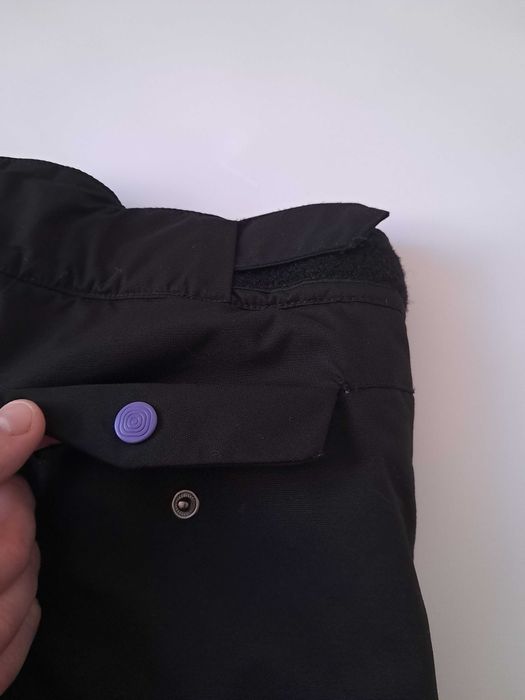 Подростковые горнолыжные чёрные зимние детские штаны H&M на девочку