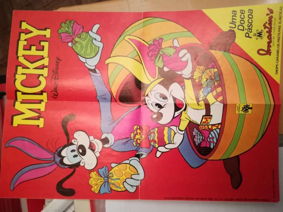 Poster colecionador mickey 1981