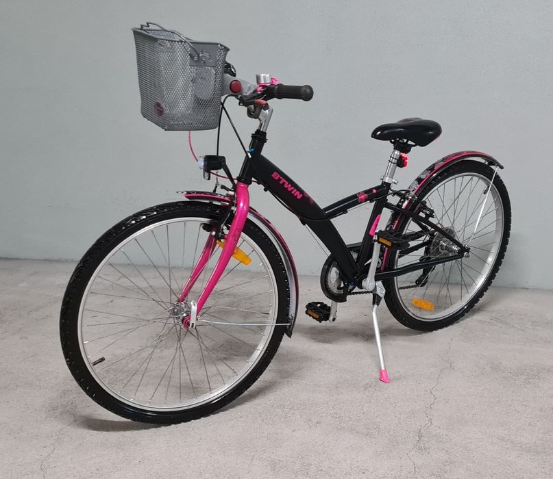 Bicicleta de menina bTwin poply 500 roda 24"