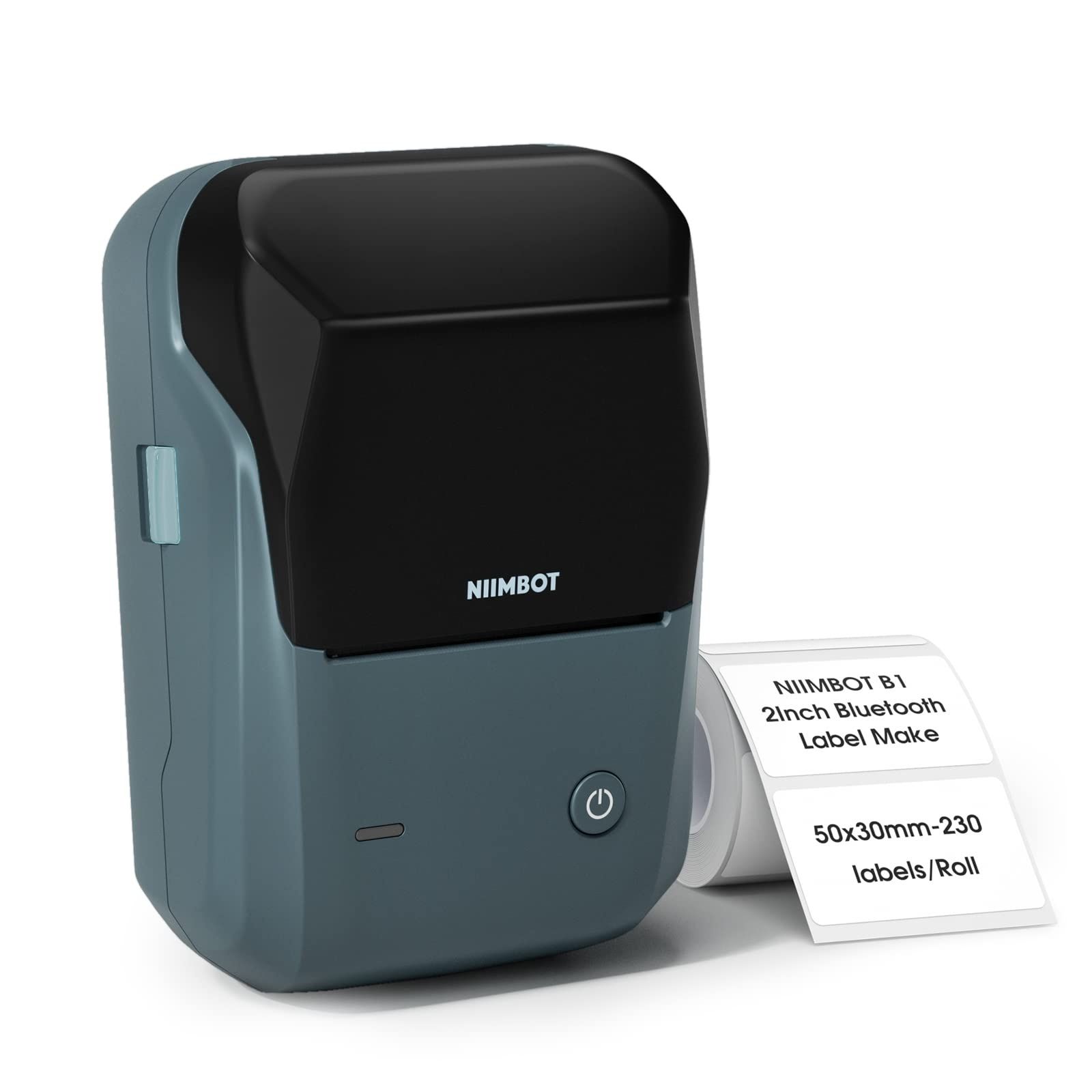 Термопринтер NIIMBOT B1 Чорний, сірий, голубий, зелений(Термопринтер д