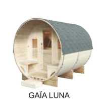 Sauna Barril  250 x 205 x 220 cm promoção  HOLL'S FRANCE SAUNA