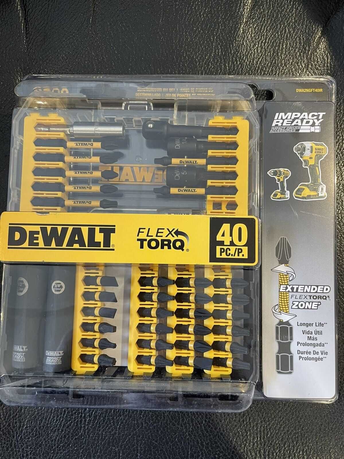 Набор ударных бит Dewalt DWA2NGFT40IR Impact Ready