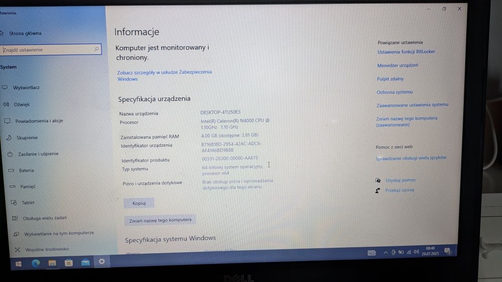Laptop Dell Inspiron 15