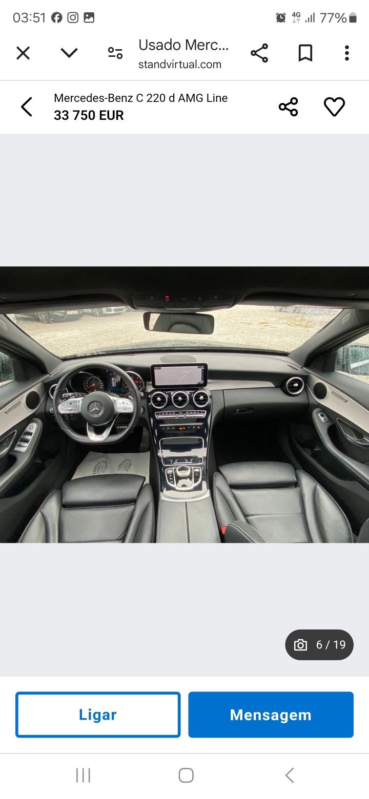 Mercedes carrinha amg hibrido ediesel 103.88km  41000.00 vistorias da