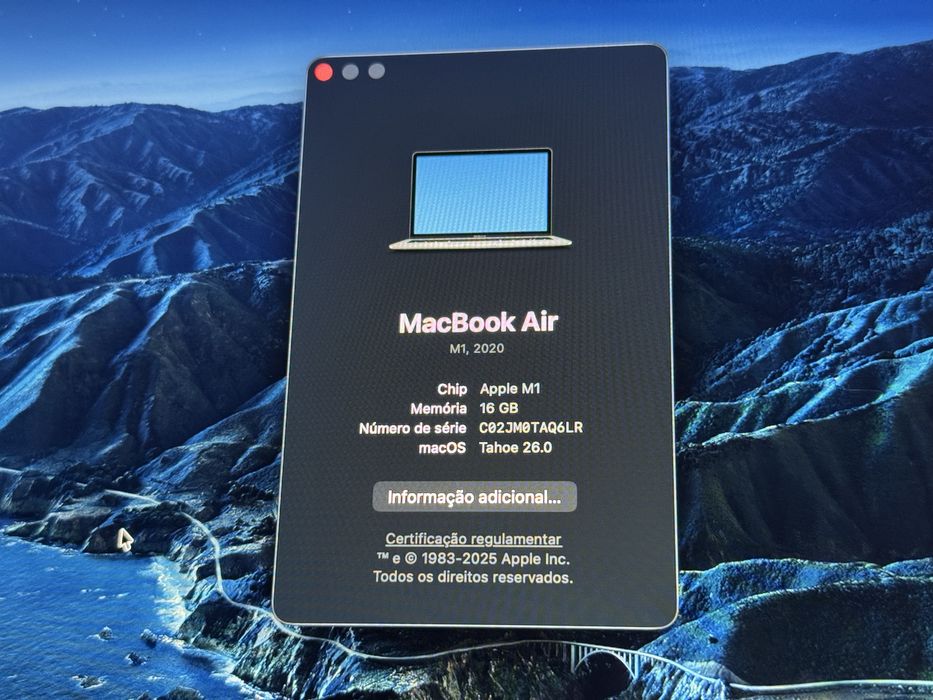 Macbook Air 13 M1 - 16gb/256gb