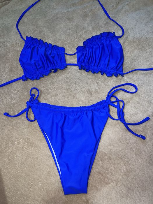 Синій електрик купальник