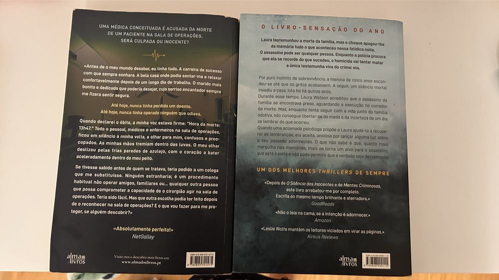 Livros leslie wolf / a cirurgia e a rapariga que sobreviveu