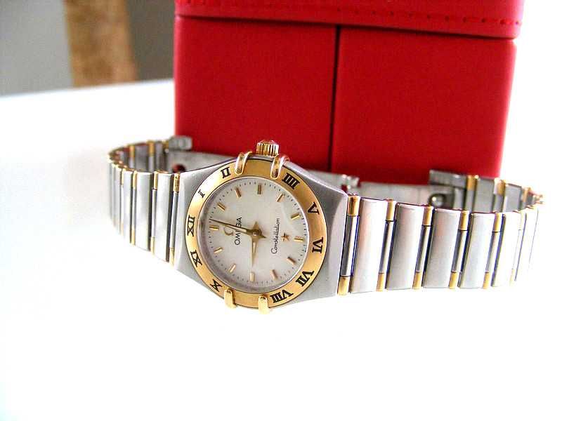 Omega Constellation Gold Mini 18k złoto (zegarek damski, jak nowy)