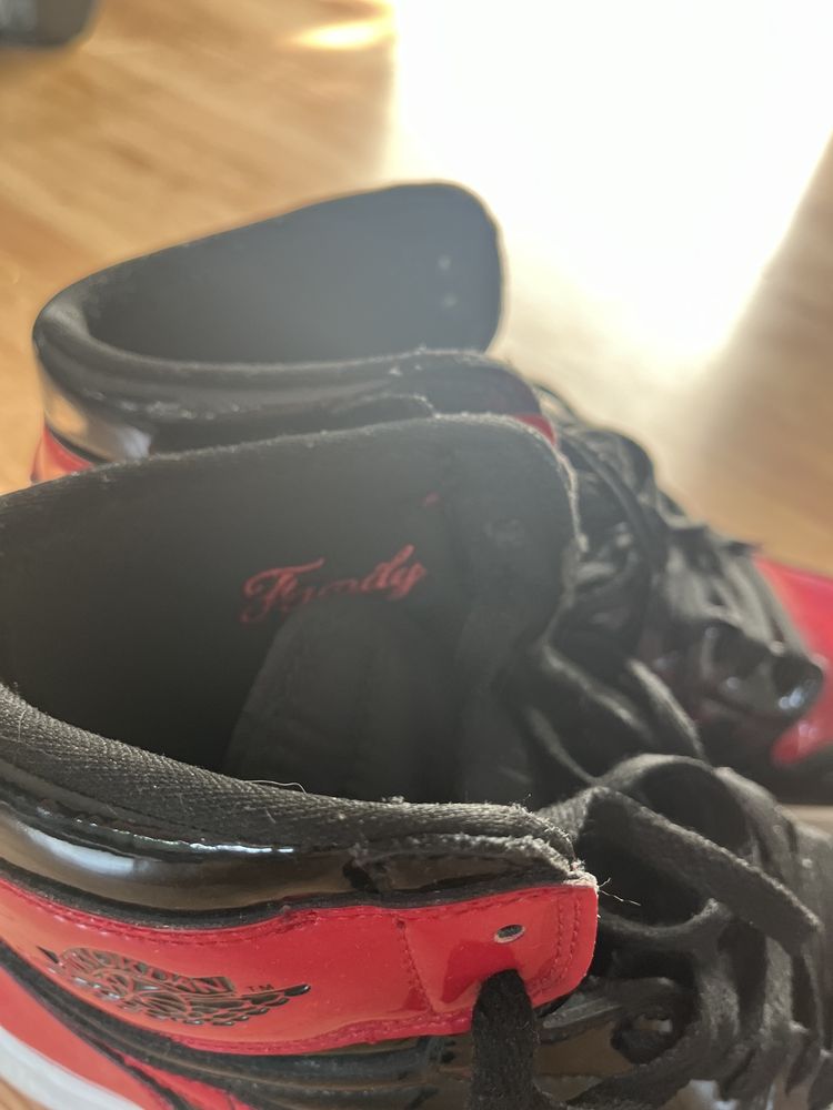 Jordan 1 high patent bred