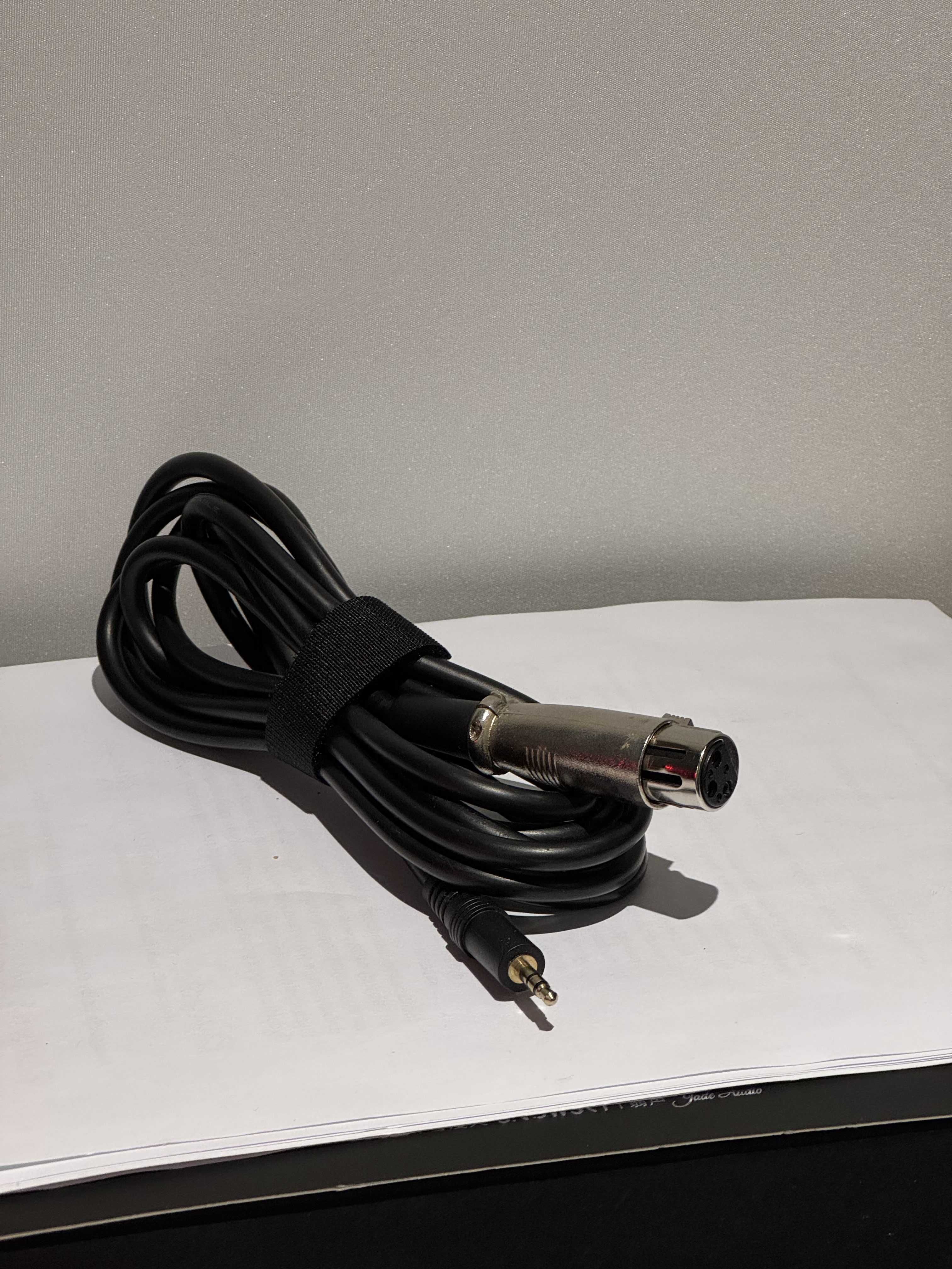 Przewód Mikrofonowy studyjny XLR 3 PIN do mini jack 3.5mm