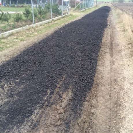 Utwardzanie Budowa Drogi Utwardzenie Terenu Kliniec Kruszywo Koparka