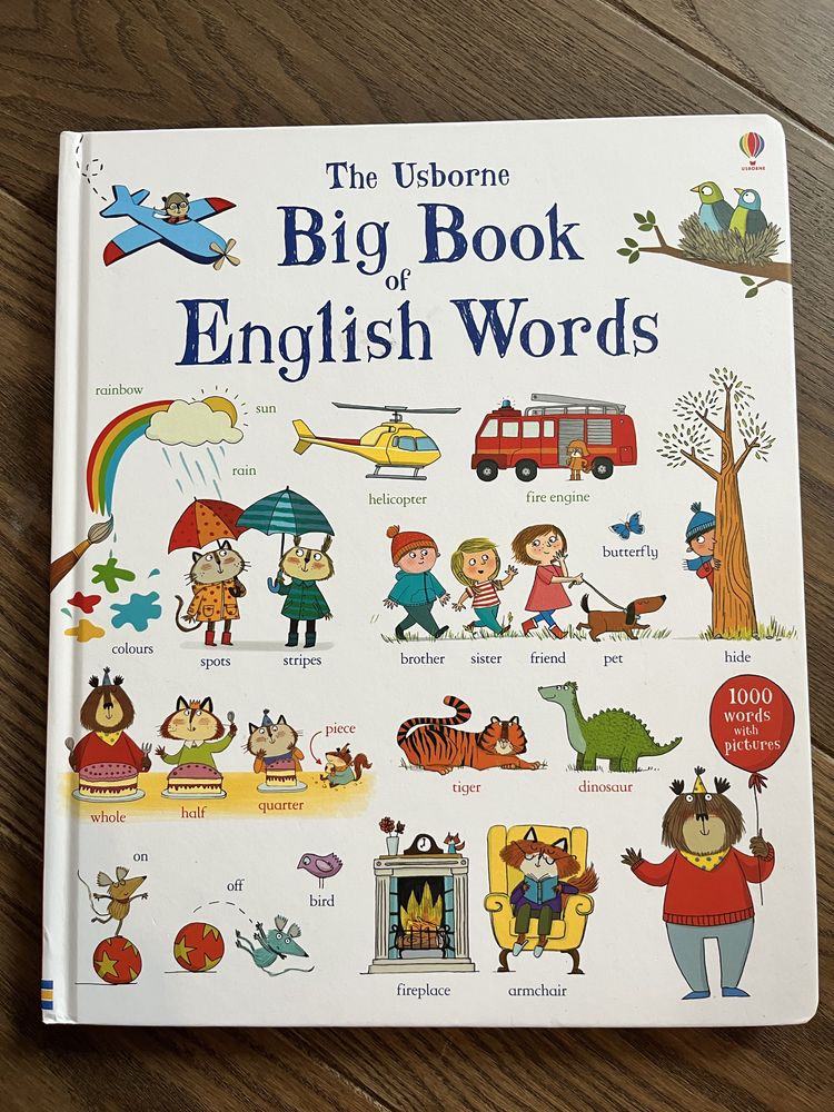 the usborne - big book of english words - nowa