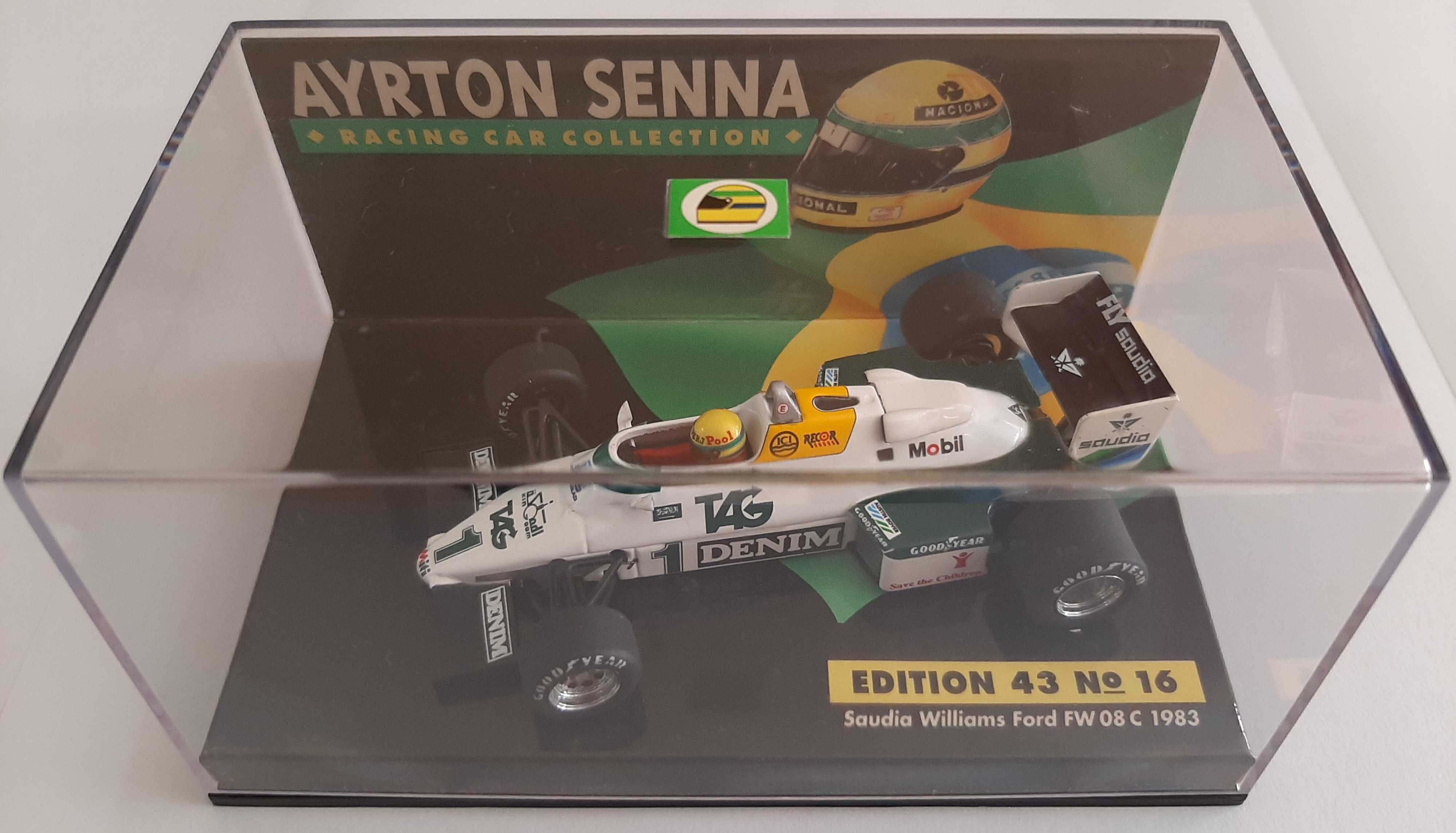 Ayrton Senna teste F1 Williams 1983 Minichamps