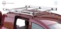 Aluminiowy bagażnik dachowy do aut użytkowych np. Opel Vivaro L1