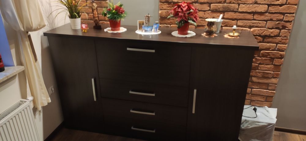 Komoda duża, solidna, wenge