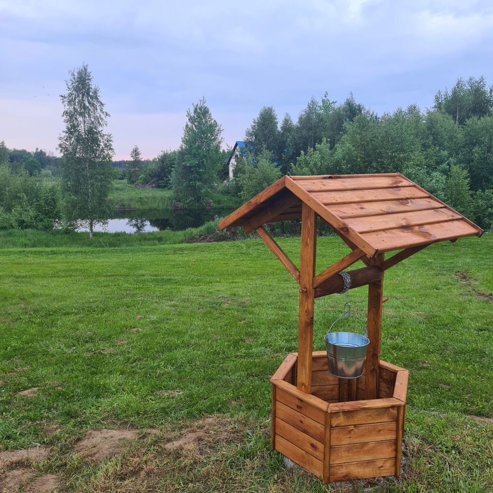 Domek HYNKA - MAJÓWKA balia z hydromasażem. Stare Czaple gm. Stężyca