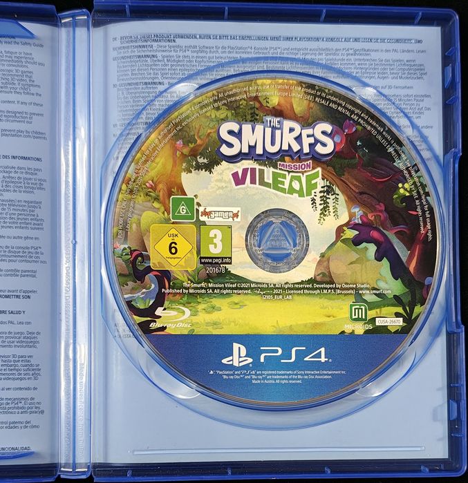 Smerfy Misja Złoliść PL Dubbing na PS4 po polsku + bezpł update do PS5