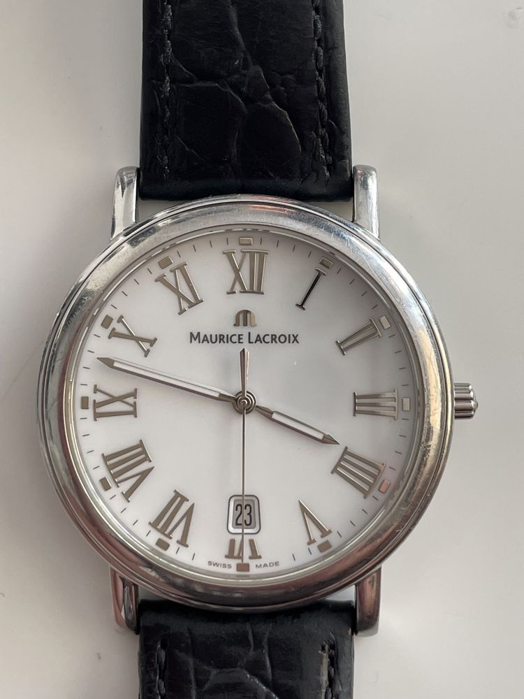 Zegarek męski Maurice Lacroix lc1017 idealny stan, 38mm