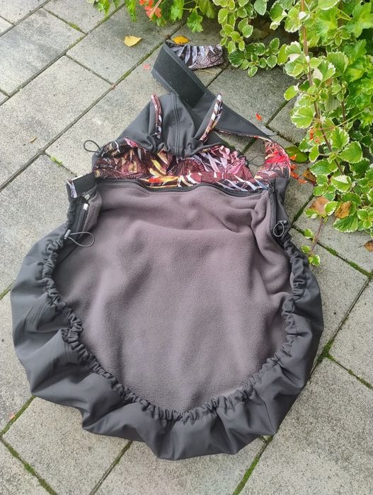 Softshell osłonka otulacz do chust nosidełek z odpinanym polarem