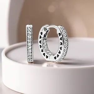 Сережки "Серця Pandora"