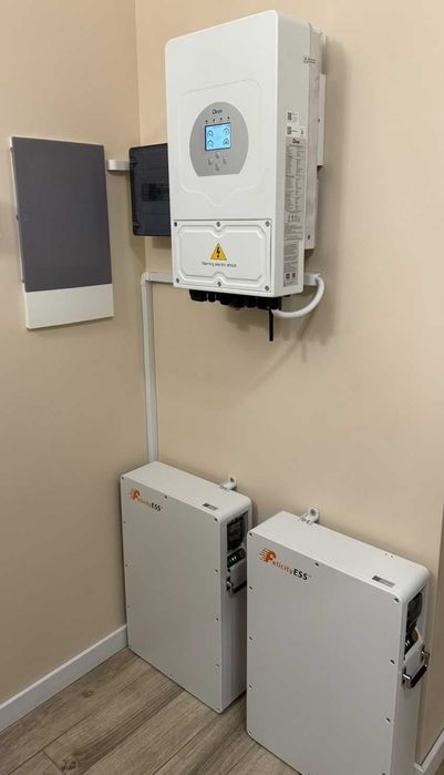 Гибридный солнечный инвертор Deye SUN-6K-SG05LP1-EU WiFi  ( -AM2-P)