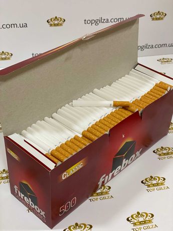 Гильзы для сигарет, для табака, сигаретні гільзи FIRE BOX 500 1 ящ