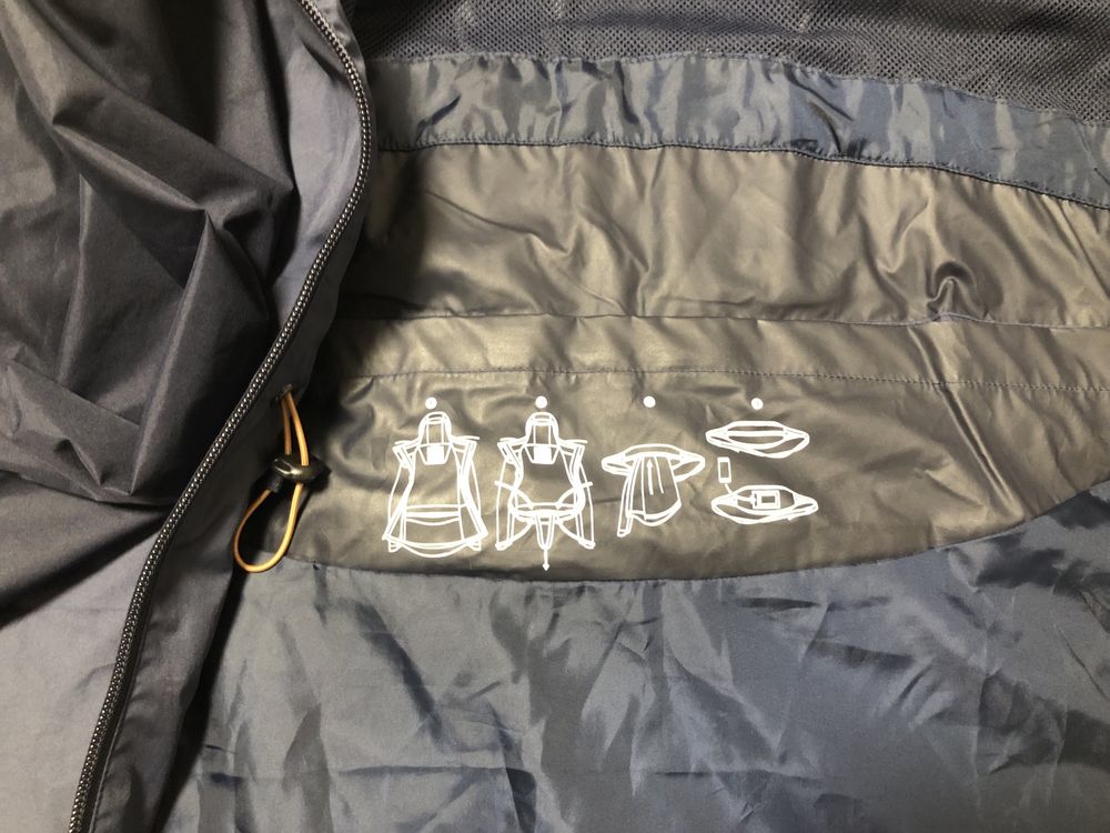 Quechua куртка, вітровка, дощовик, Decathlon, розмір L