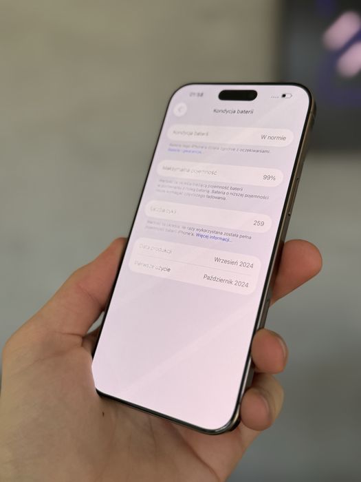 RATY 0% iPhone 16 Pro Max 256GB BATERIA 99% GWARANCJA 12 miesiecy!!!