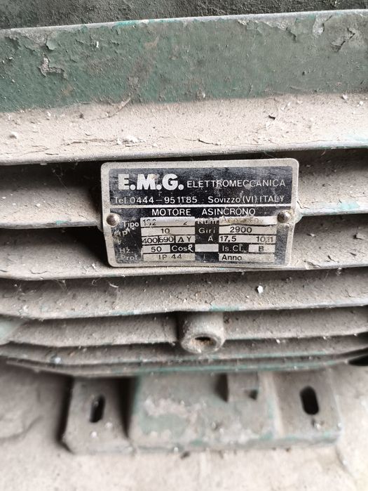 Двигун Італійський 7,5квт 2900 обертів