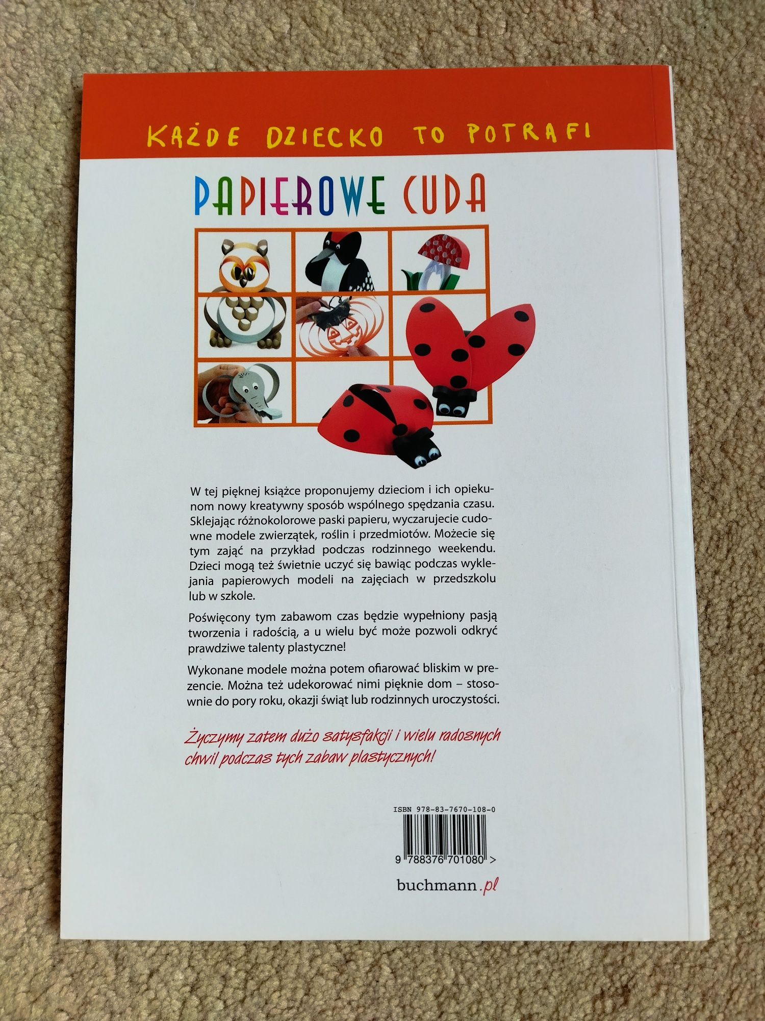 Papierowe cuda książka dla dzieci