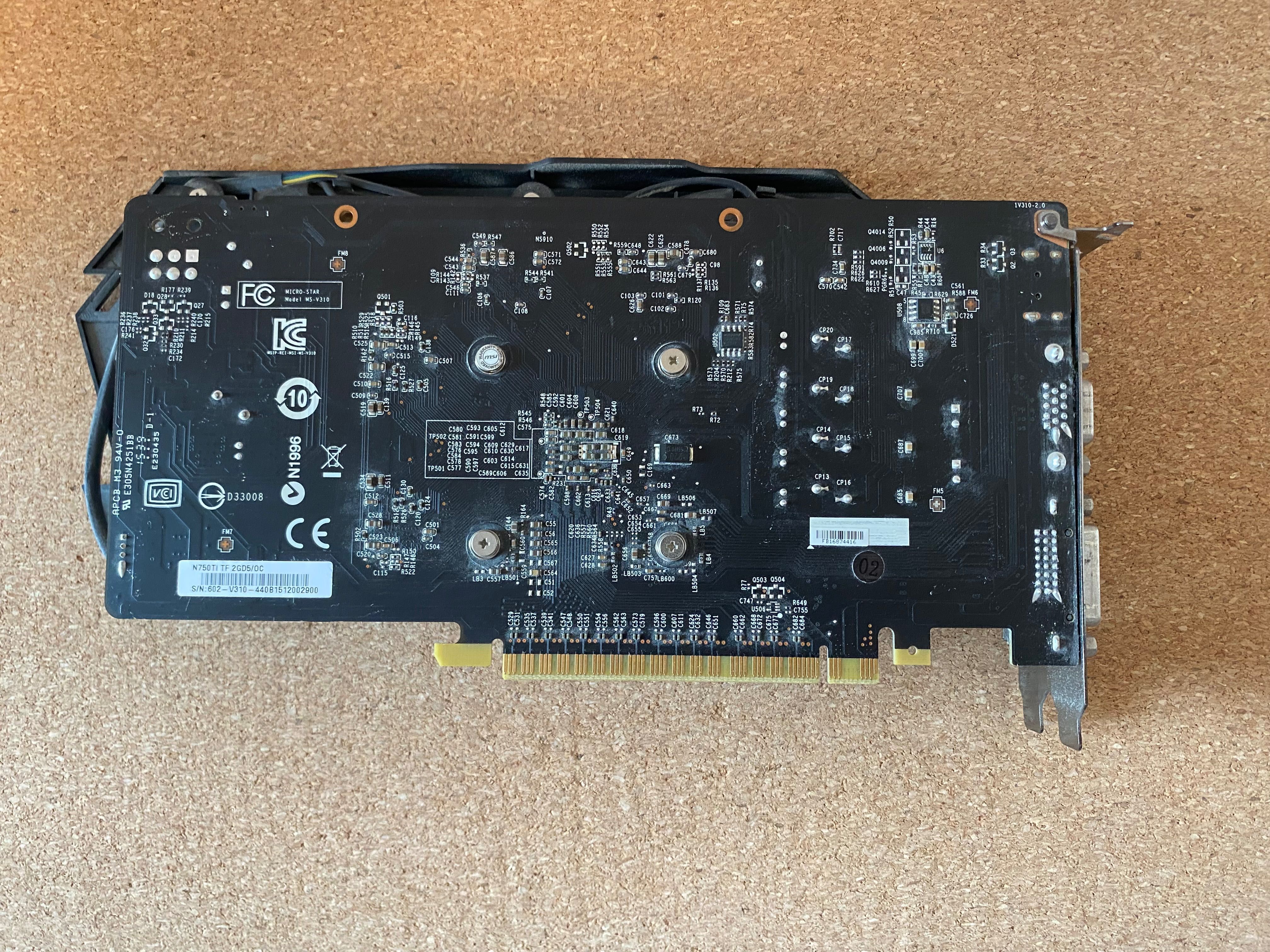 Karta Graficzna MSI GeForce GTX750Ti 2GB