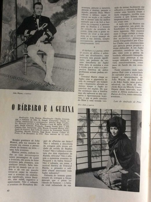 Filme, Revista Mensal de Cinema, Abril de 1959.