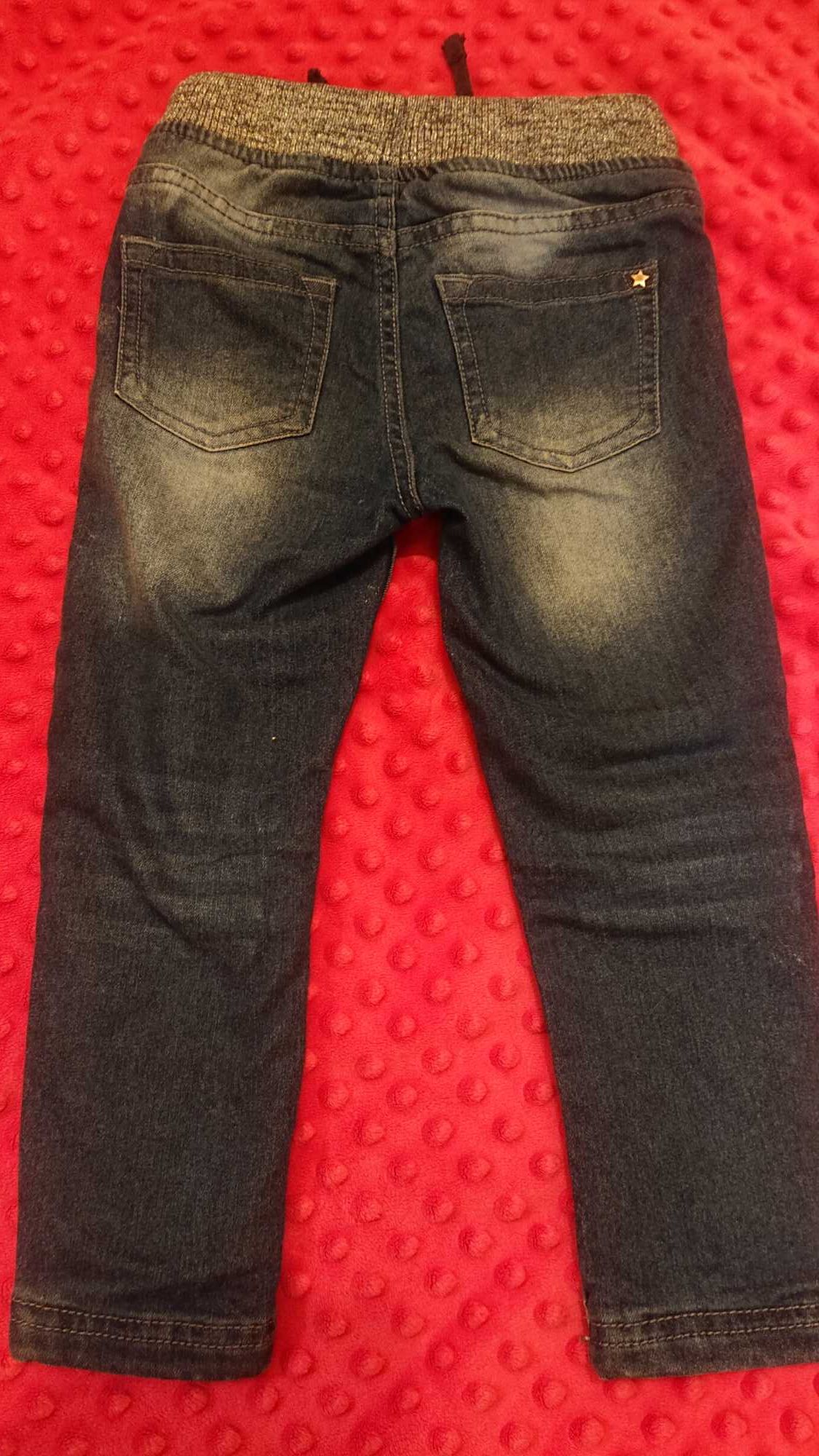 CoolClub - Ocieplane dżinsy / jeansy / spodnie / 104