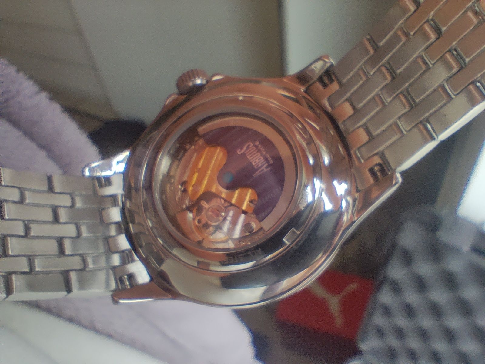 Годинник чоловічий механічний ARBUTUS Broadway Black Dial