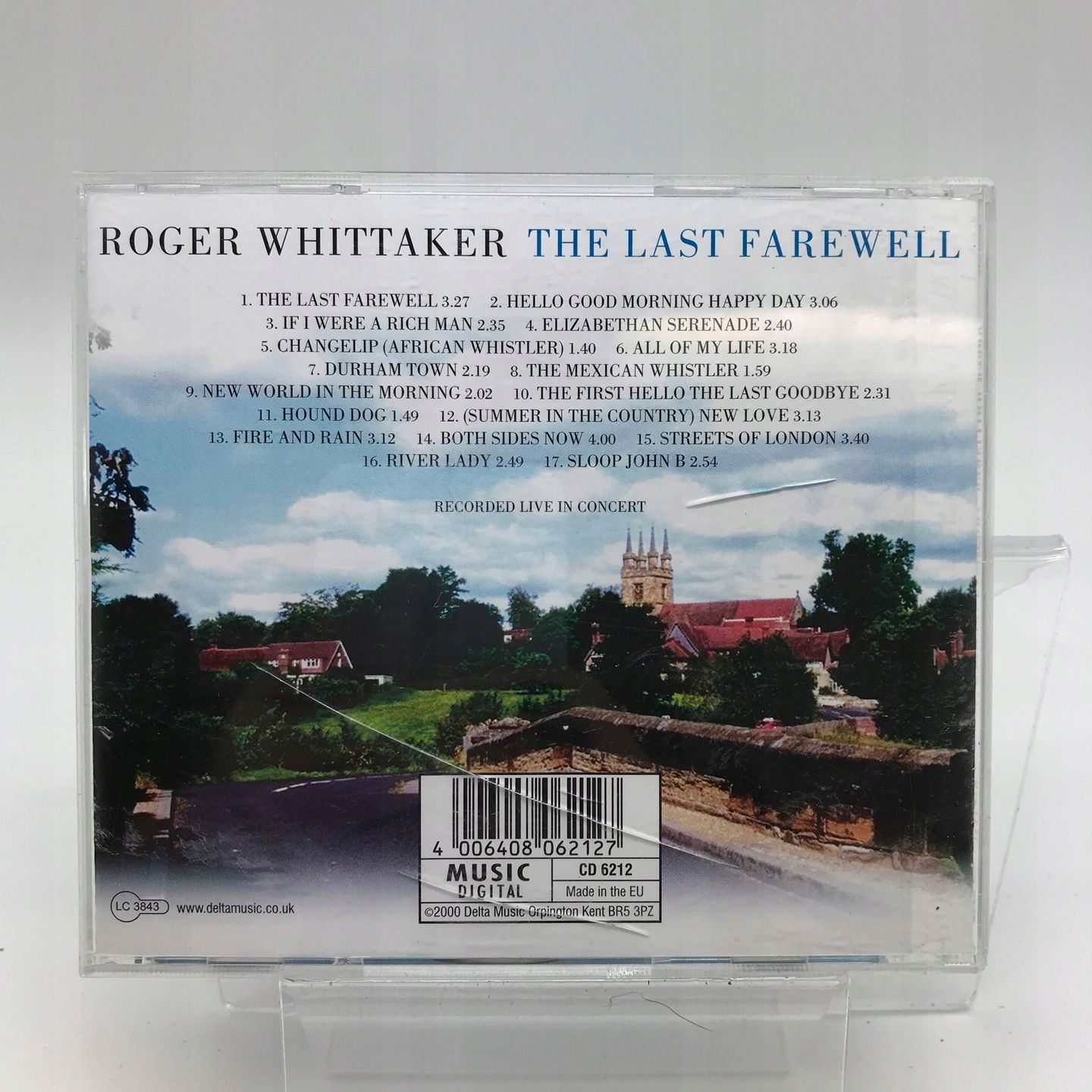 Cd - Roger Whittaker - The Last Farewell Folk 2000