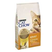 Cat Chow (Кет Чау) 15 кг з куркою та індичкою для котів. Преміум Корм