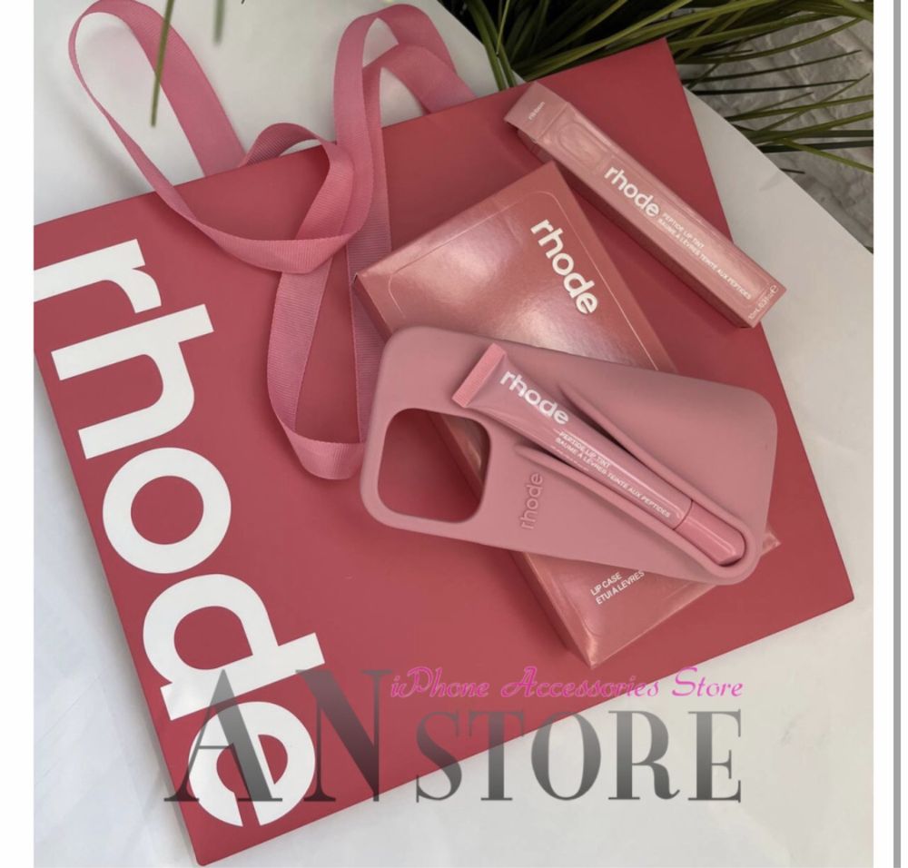 Комплект блиск rhode з чохлом рожевий ribbon на всі моделі