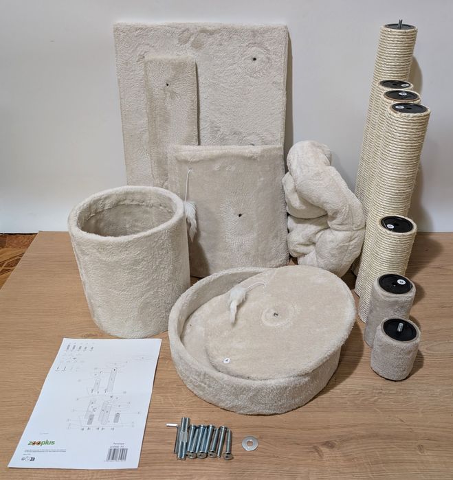 Penelope Drapak Dla Kota Beżowy 55X40X116Cm Po Zwrocie