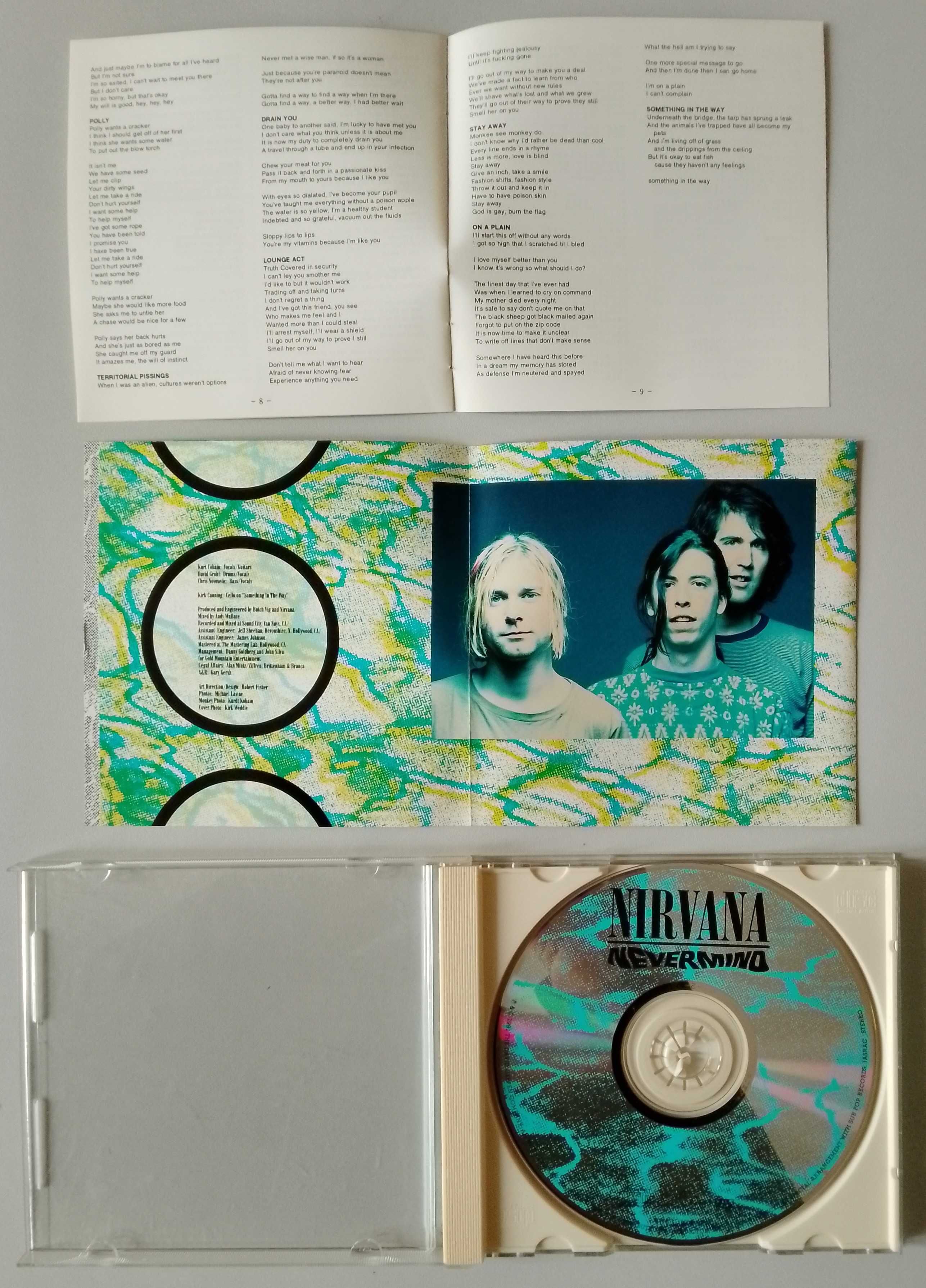CD Nirvana – Nevermind (1991, DGC MVCG-67, Matr MVCG-67-2- 5F, Japan)