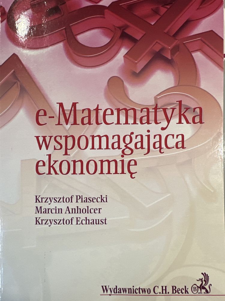 E-matematyka wspomagająca ekonomię